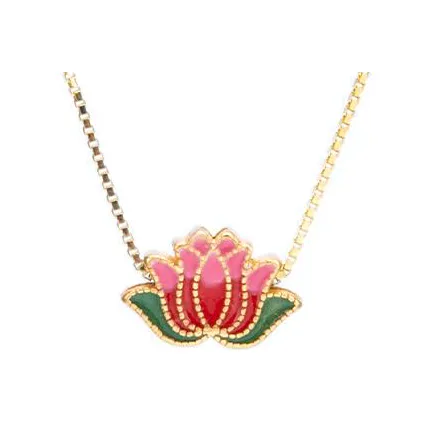 XLP STUDIO S 925 стерлинговое серебро золото покрытие ожерелья женские