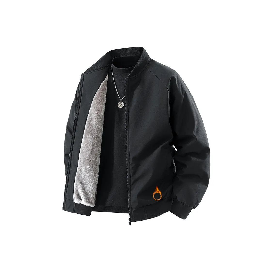 EMINU Воротник-стойка Пуховая куртка Мужская