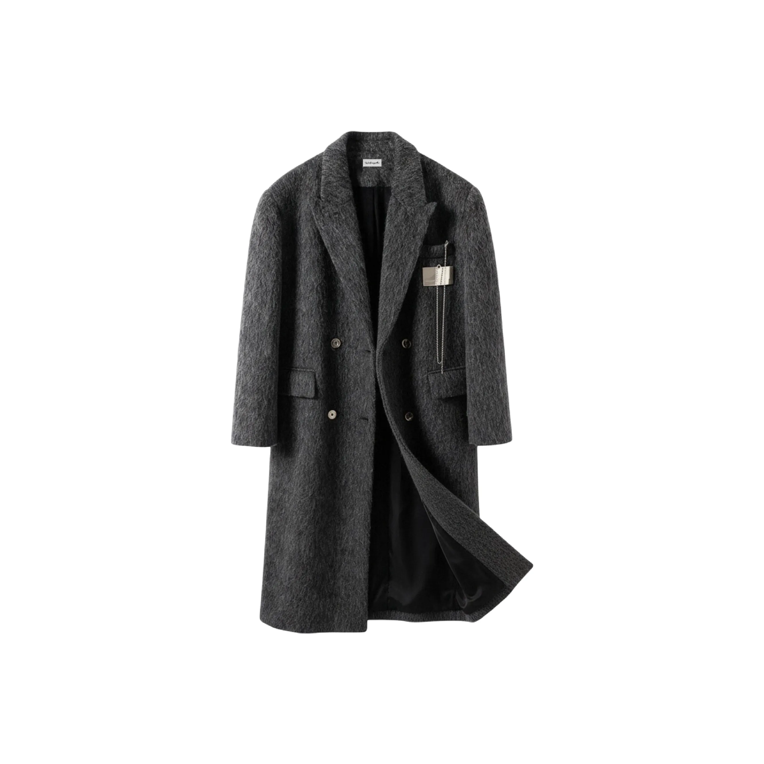 Supremo Cat Темно-серый Унисекс Пальто