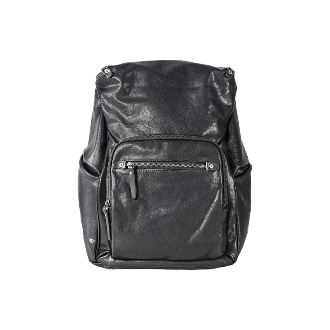 DOSRFINI Натуральная кожа верх крупнозернистая текстура коровьей кожи рюкзак мужской черный