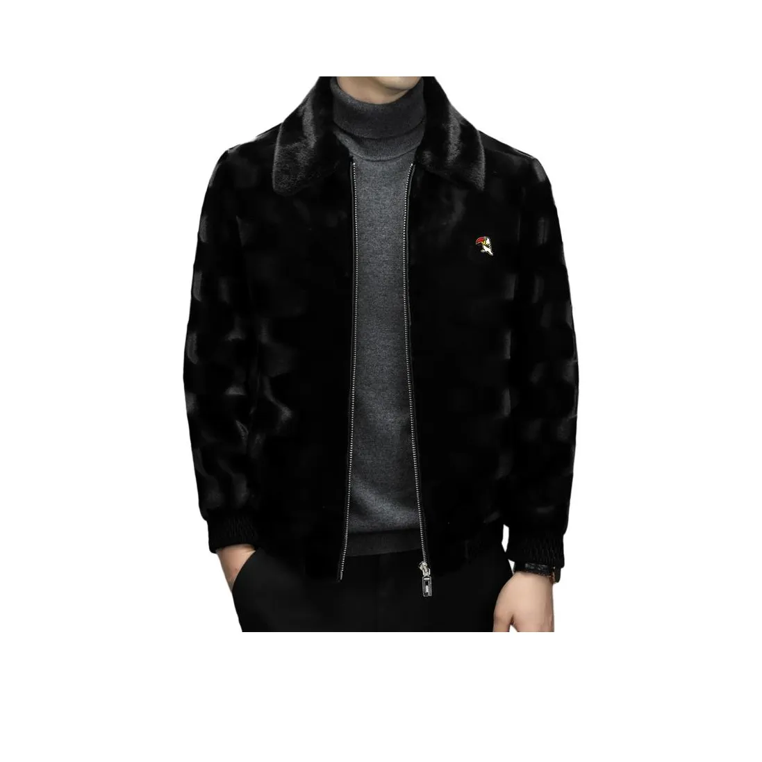 TUCANO Черный мужской мех