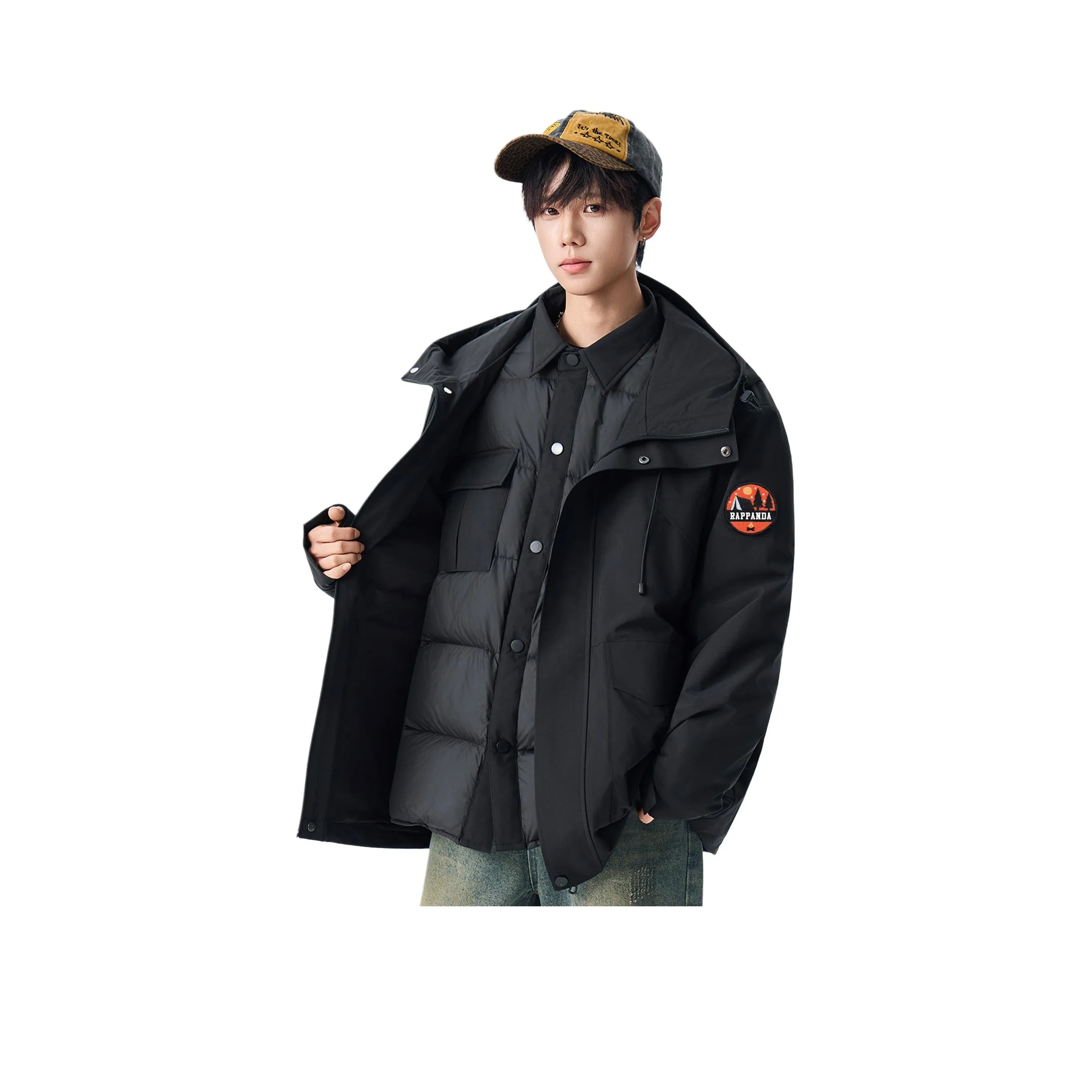 RAP PANDA Унисекс Пуховики