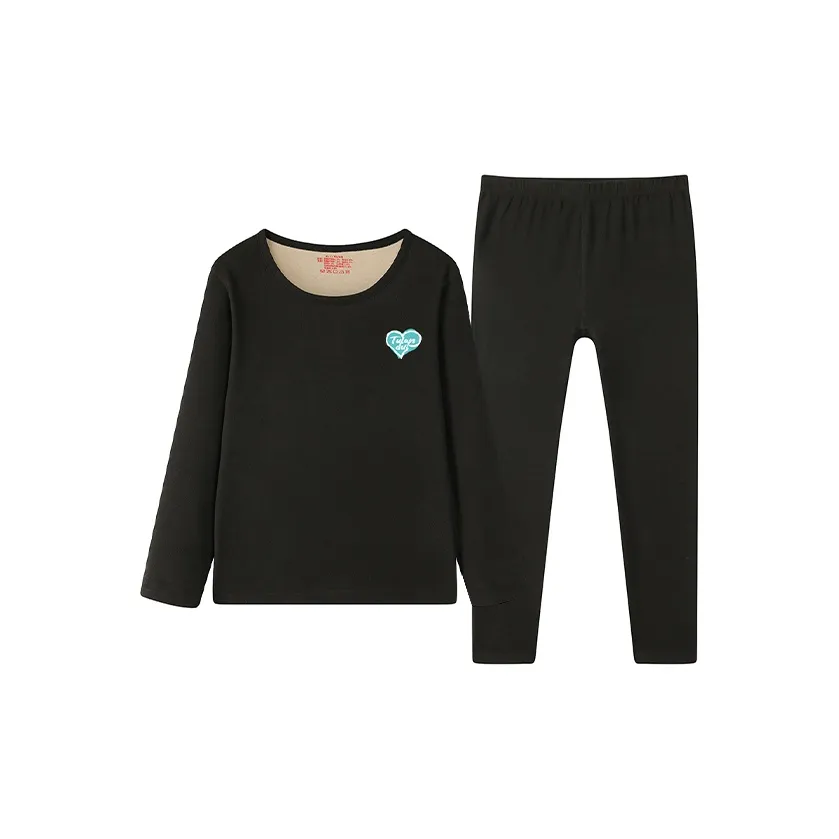 TULANDUO Черный Женский Термокостюм