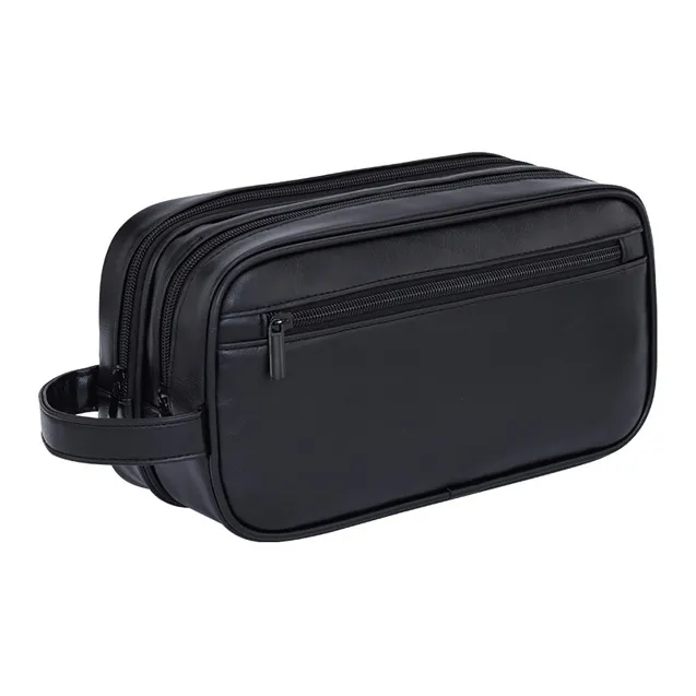 KEMAIDE Премиум PU кожа Большая емкость Двойной слой Для путешествий на открытом воздухе Чемодан Портативная Сумка