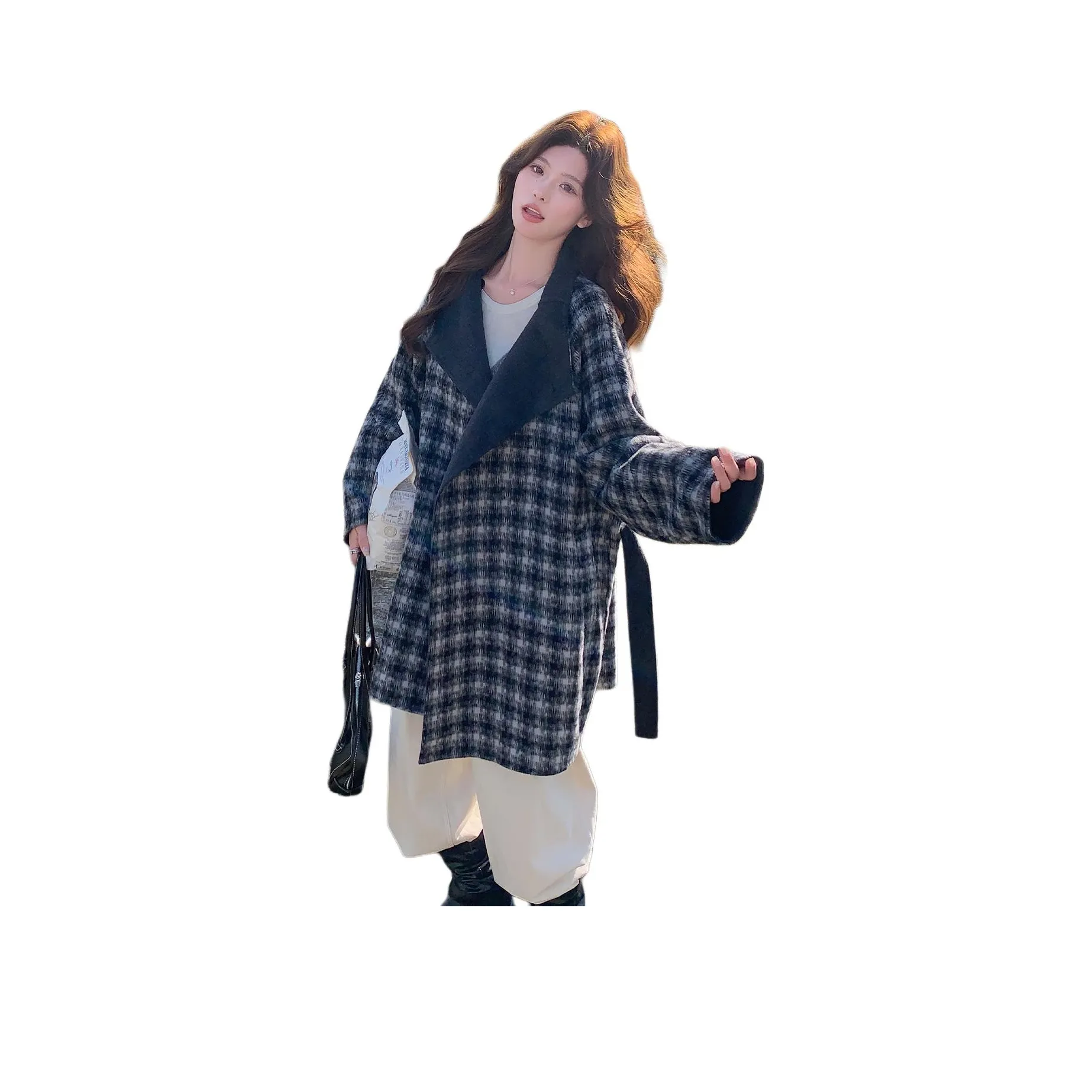 MEXICAN Гусиная лапка Женское пальто