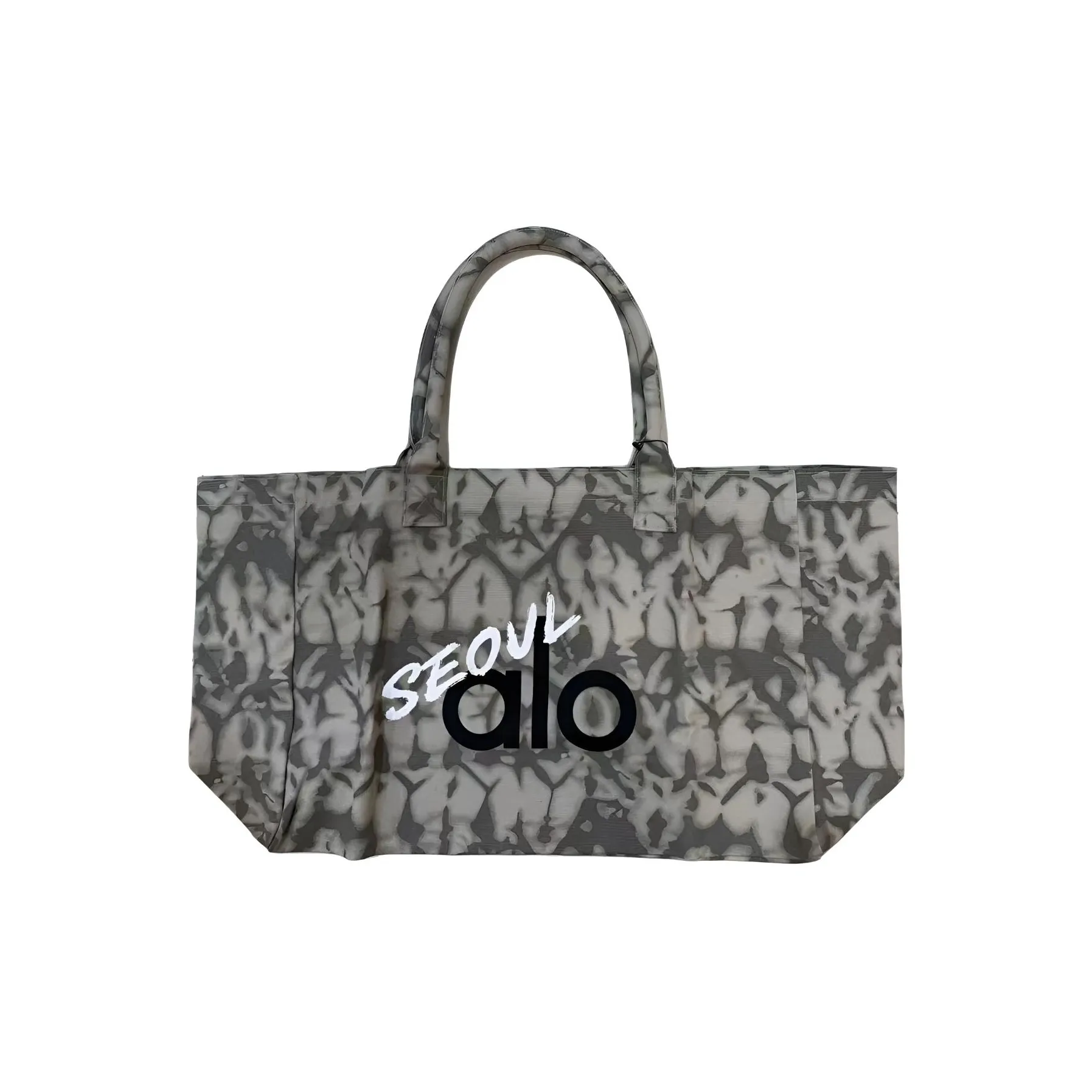 Alo Yoga Хлопок Сумка Стандартная Унисекс Серый