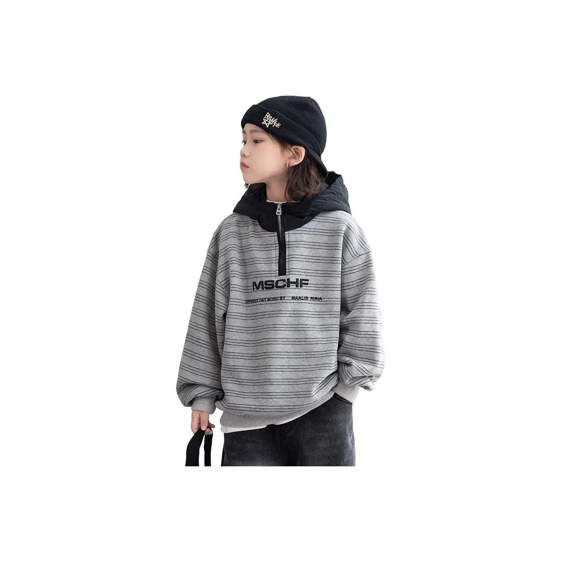 Rindu Свитшот Зимний серый Подростки