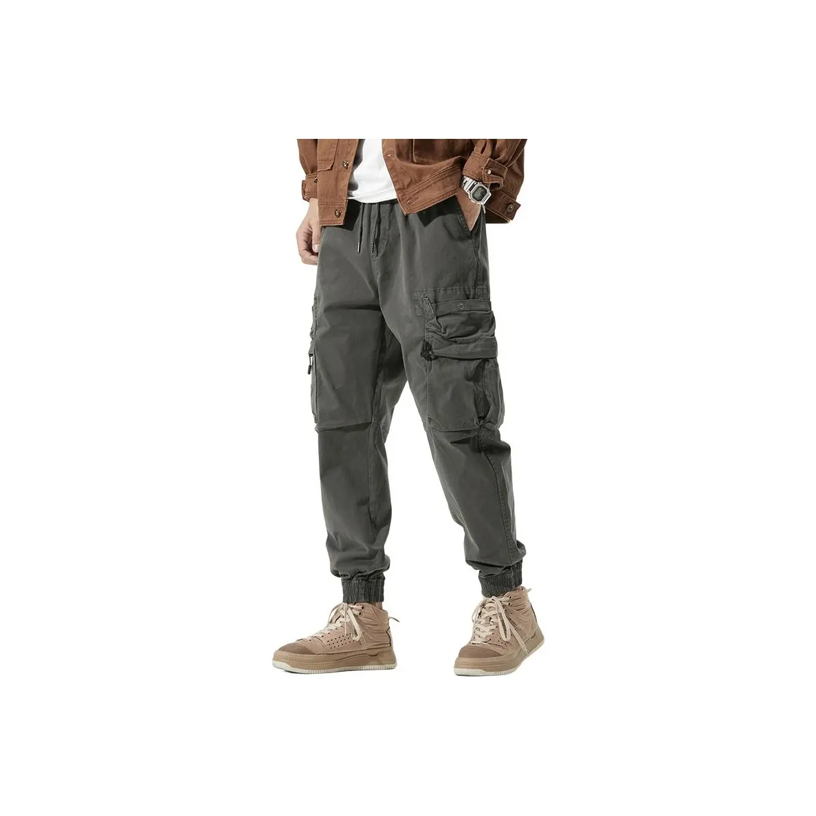 CHAOZHANGGUI Мужские карго-брюки