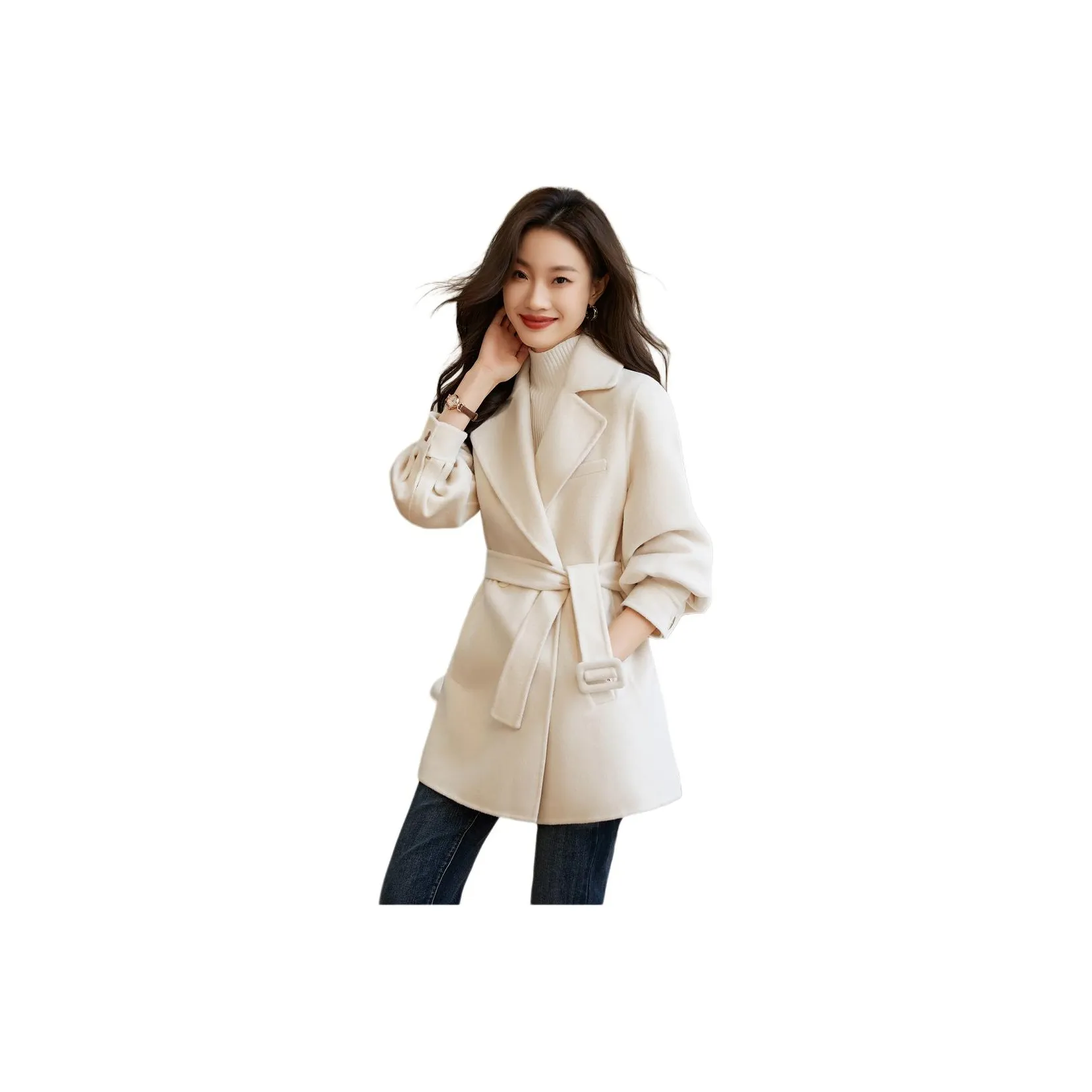 Mo Han Yi Mei Куртка Женская Экрю