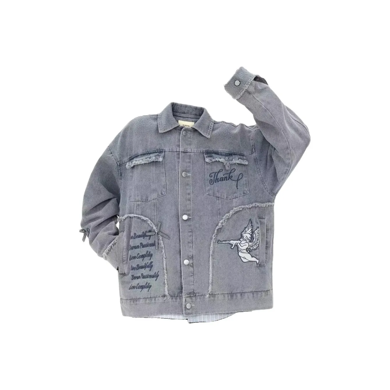 FALIAMS Blue Unisex Джинсовые куртки