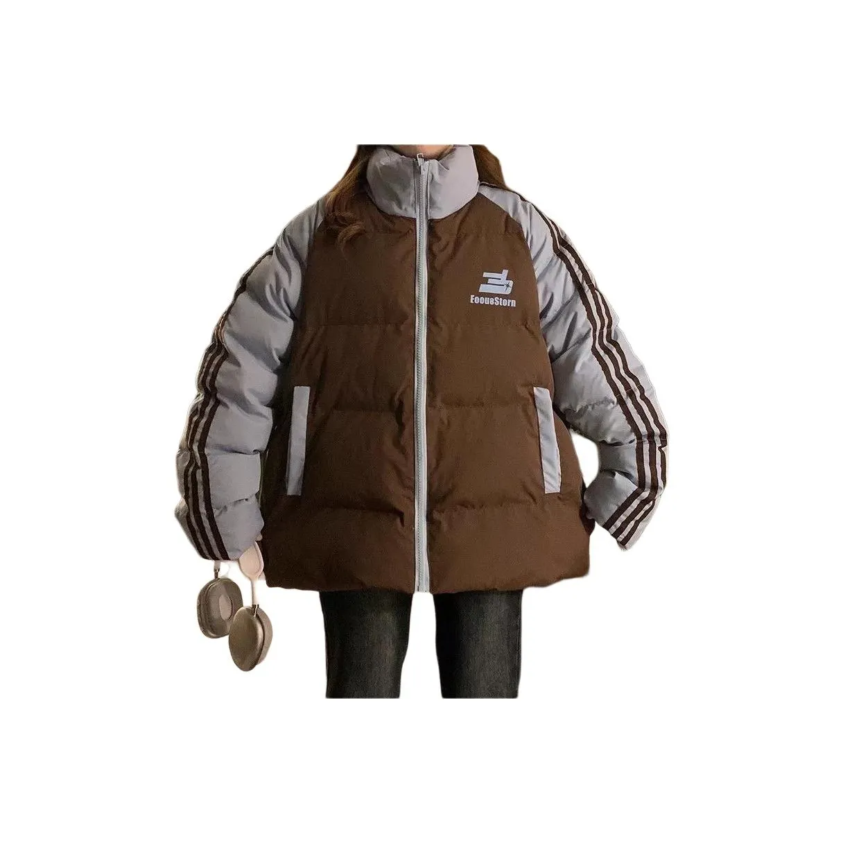 REMOULD Кофейный Флисовый Подклад Женские Пуховики