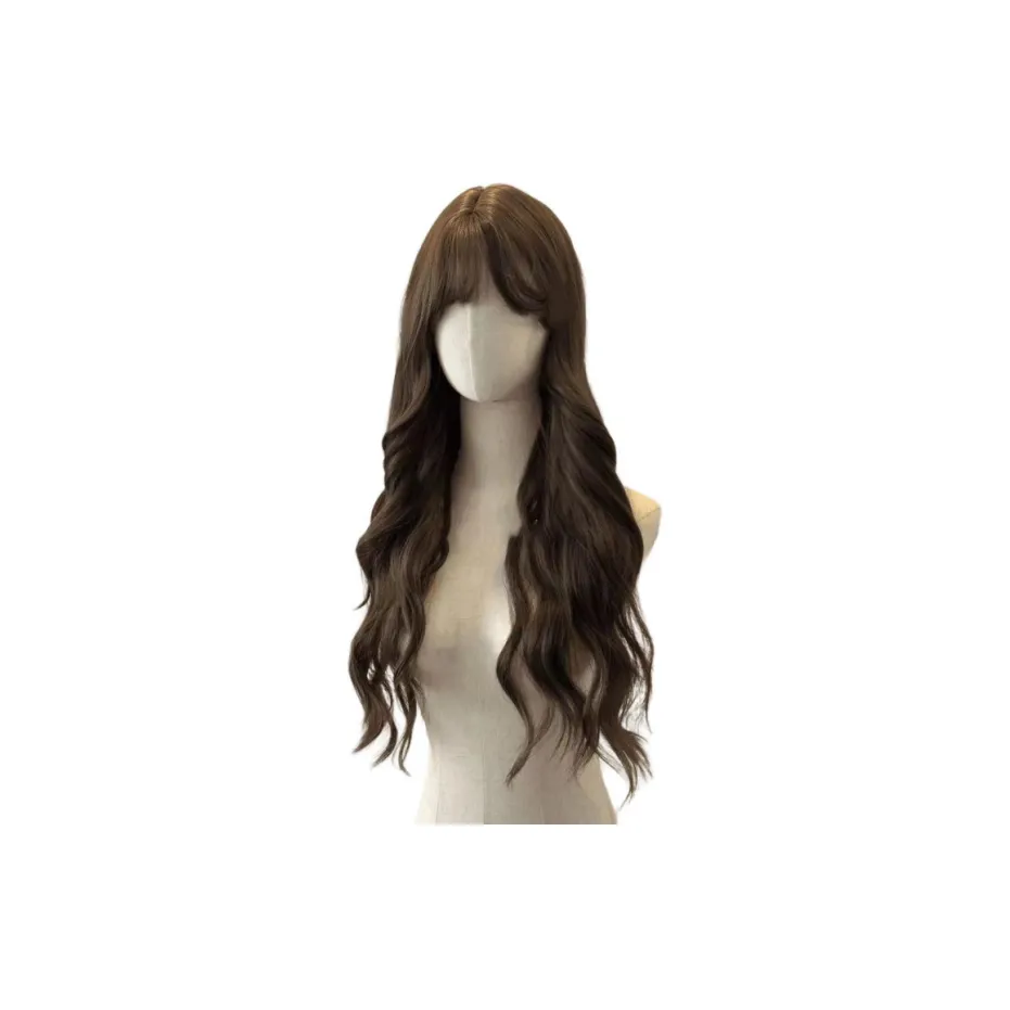 LIANXIANGKE Интернет Знаменитый Шерстяной Завиток Большая Волна Лолита Полный Набор Длинные Кудрявые JK Перука Высокая Температура Пряжа