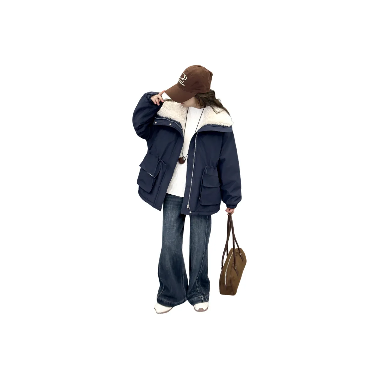 MENGJIABAN PARKA Пальто Подростки