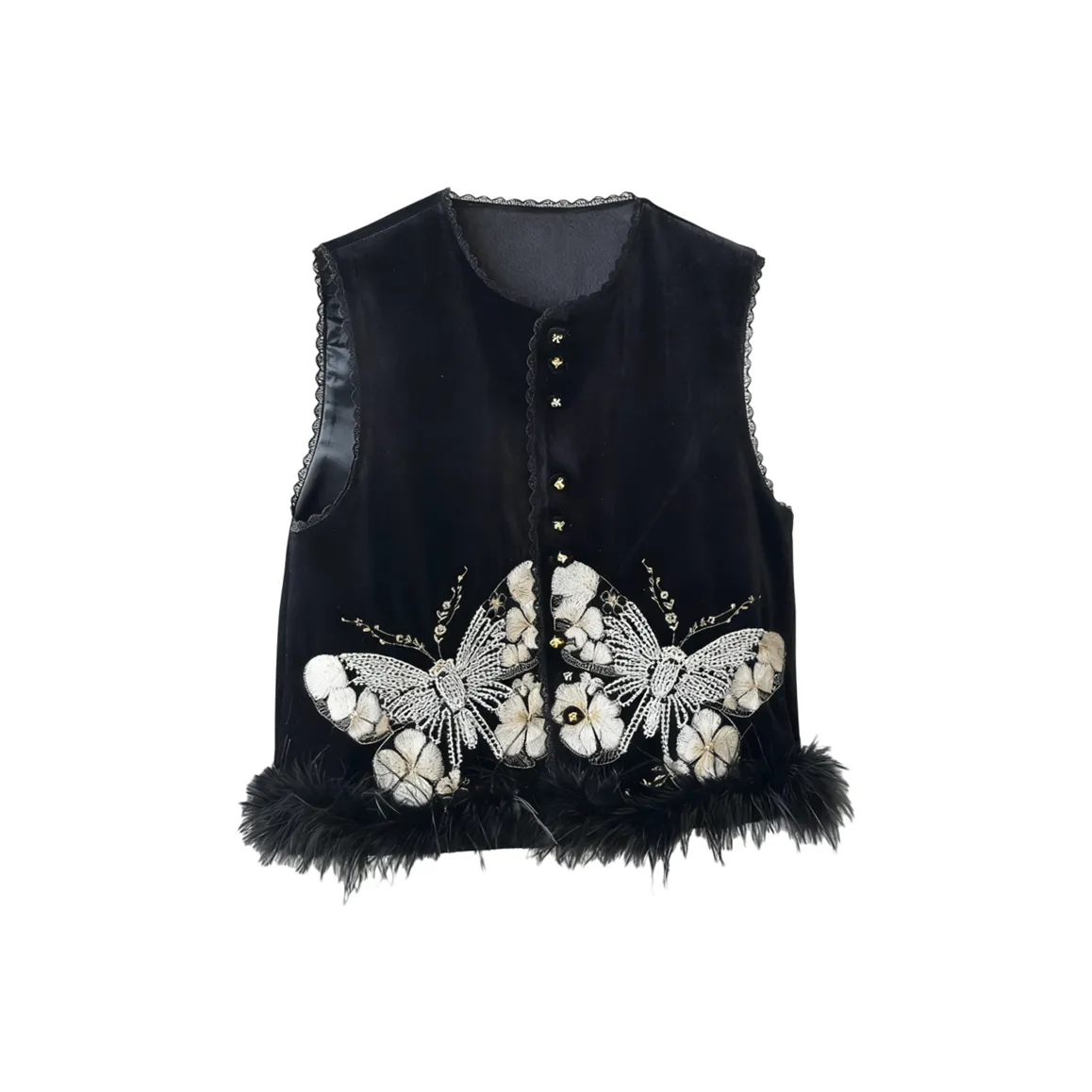 AURORA DIARY Новый китайский стиль Жилет Женские
