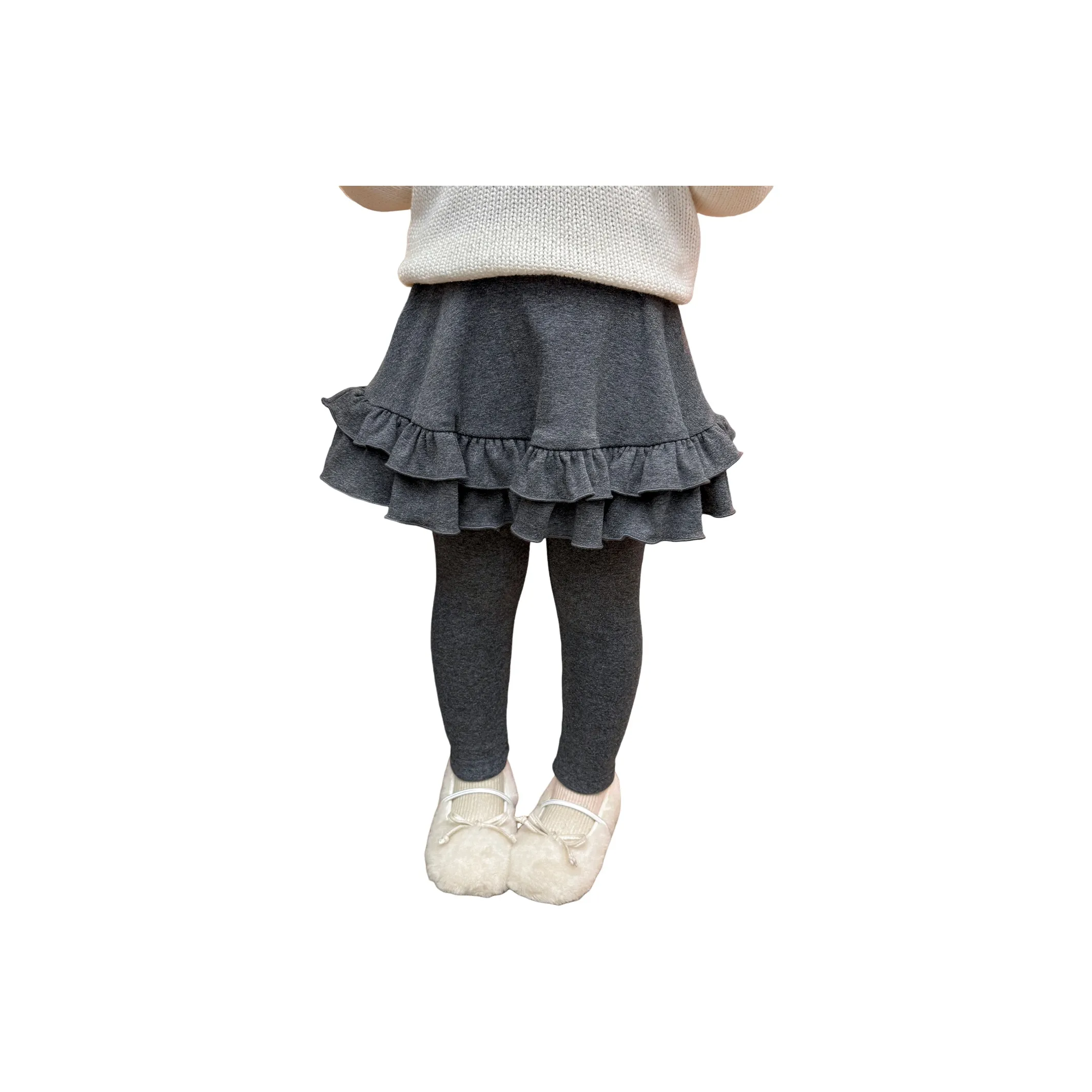 Lanza Повседневные Леггинсы Зимние Детские для Возраста 3-7 Лет Серого Цвета