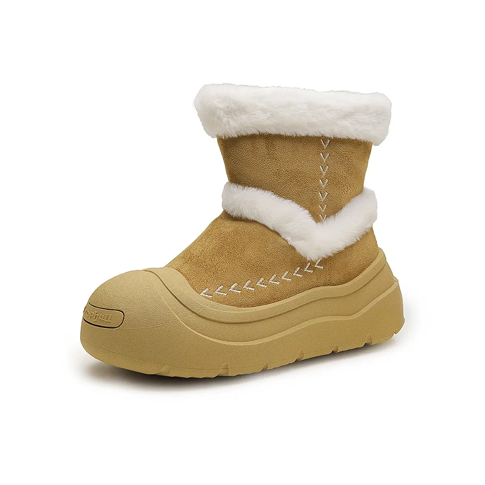 ALXNAN Колено Высокие Сноубутсы Женские