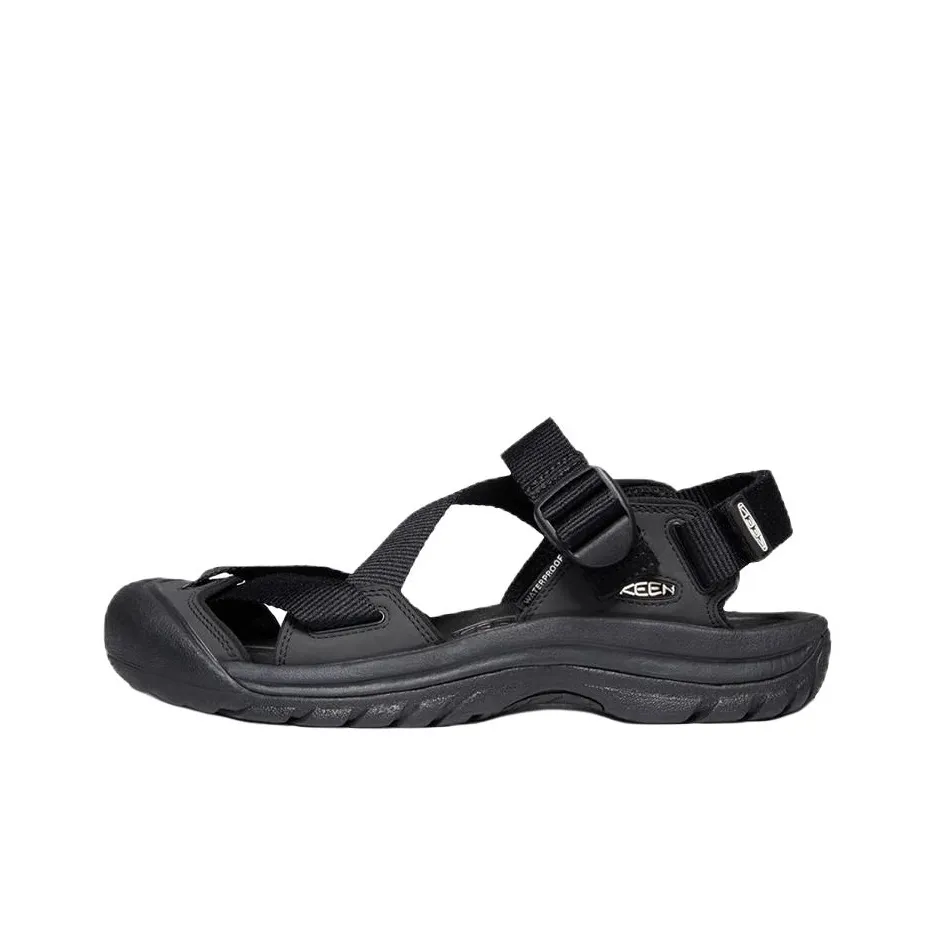 KEEN Zerraport 2 Дышащая и Износостойкая Обувь для треккинга Женская Черная