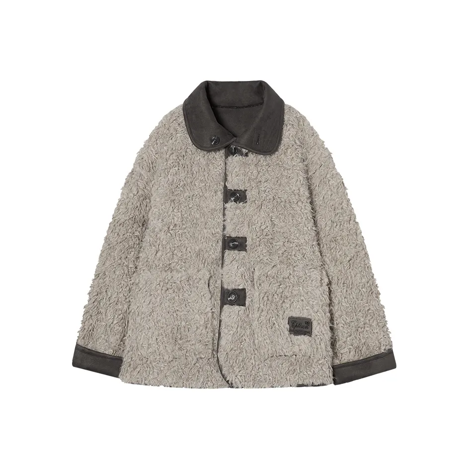 EPTISON WOMAN Плюшевое пальто женское