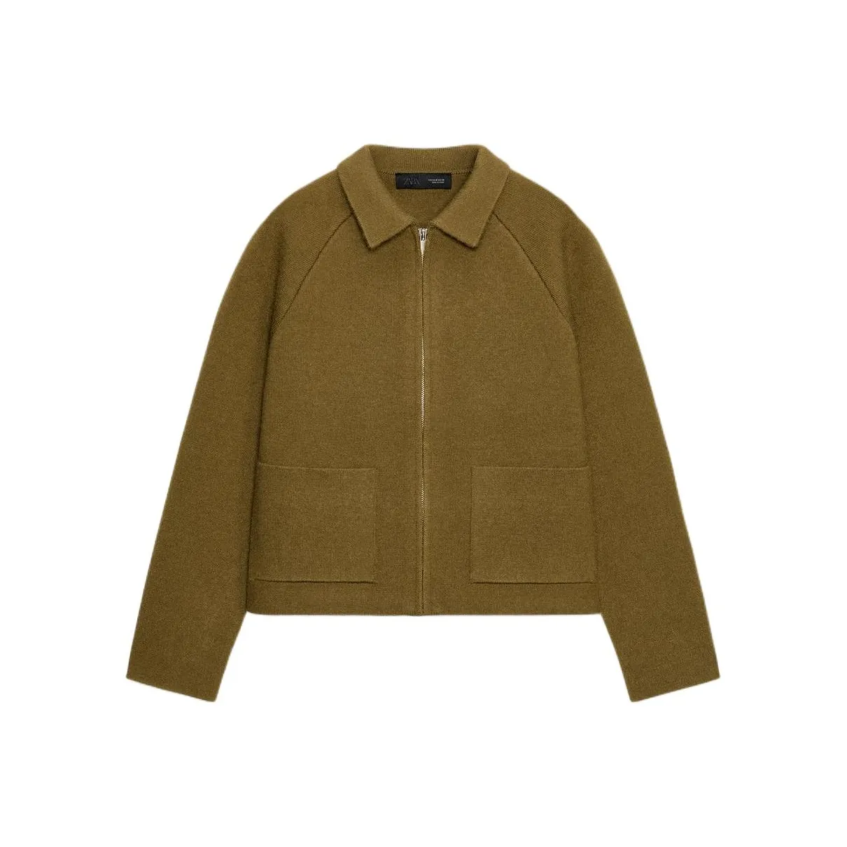 ZARA Collaboration Оливково-зеленые Женские Куртки