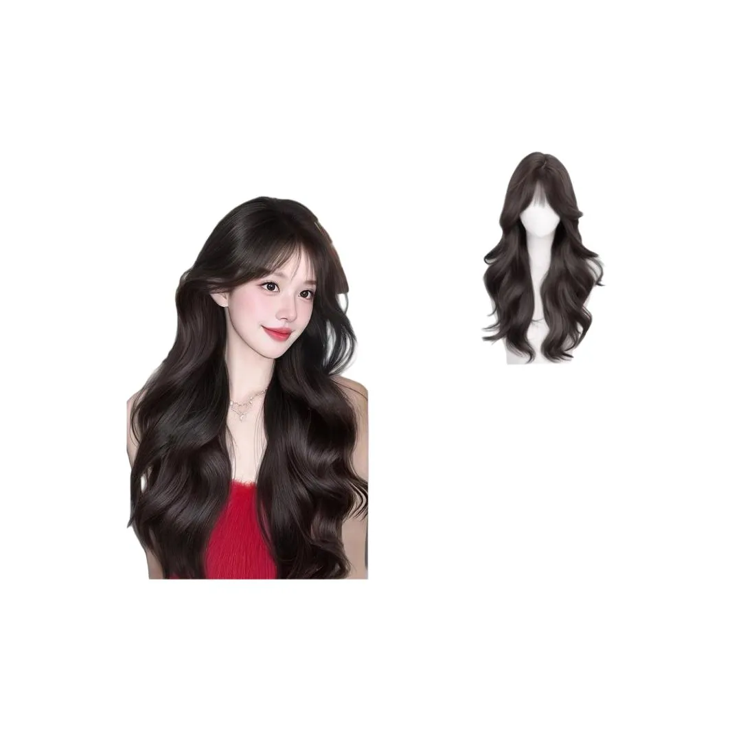 Gentle Welcome Перука Естественный Длинный Кудрявый Топовой Аксессуар для Увеличения Объема