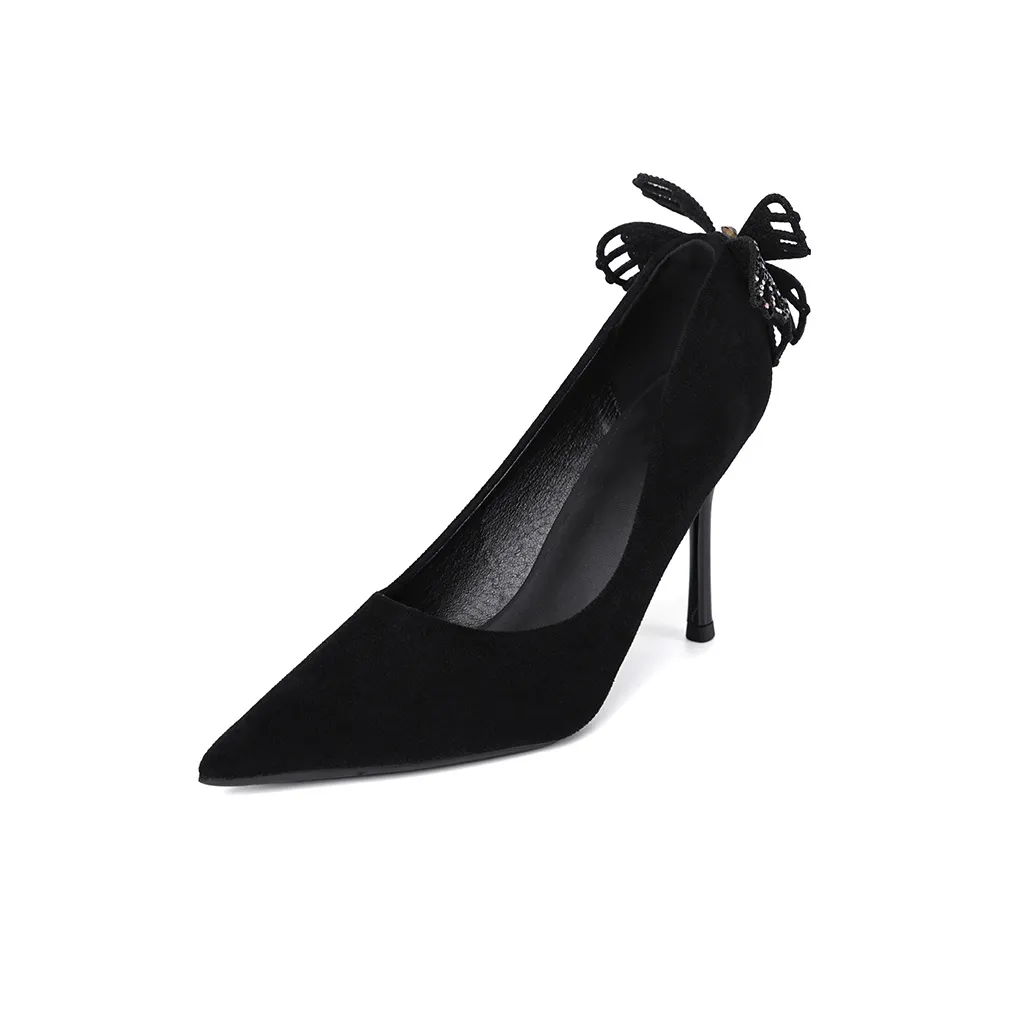 YAFEI XUANYU Узкий каблук Высокие каблуки Женские Черный