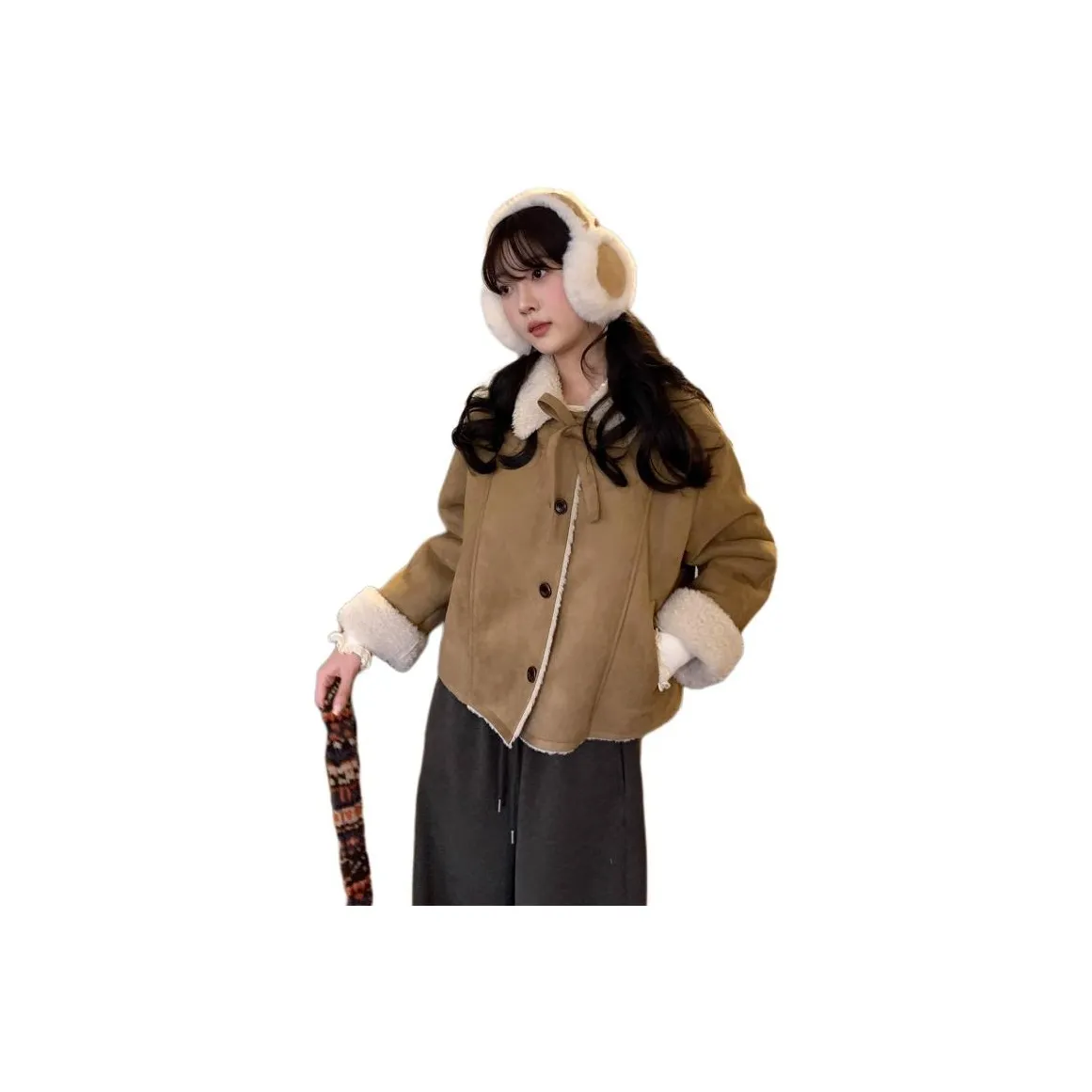 HKPXR Коричневый Женские пуховики