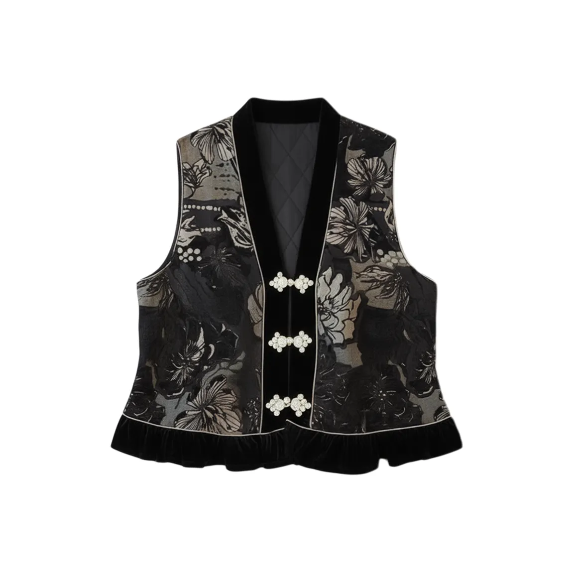 AURORA DIARY Черные Женские Жилеты