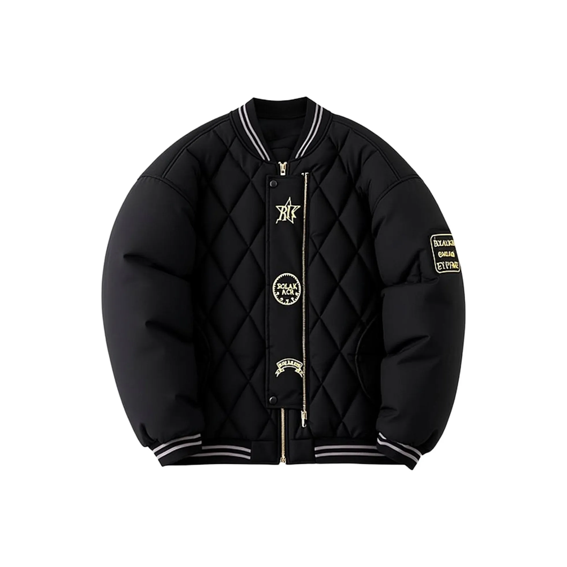 A02 Черный Унисекс Пуховики