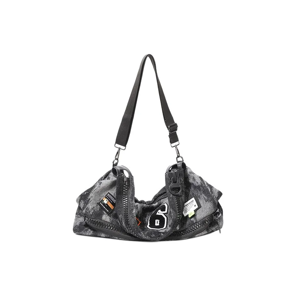 MASTER CANVAS Сумка через плечо дорожная сумка спортивная сумка большая унисекс черный серый