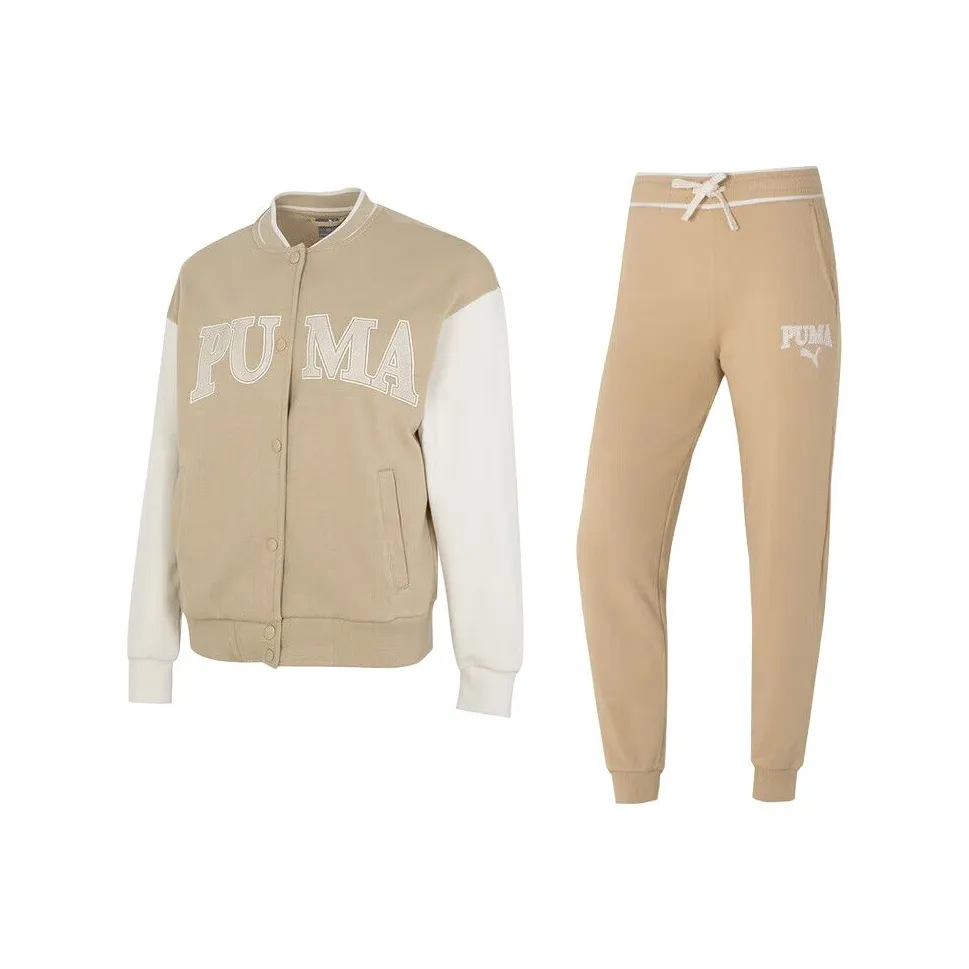 PUMA Clothing Комплект Хаки Топ + Хаки Низ Женские Повседневные Костюмы