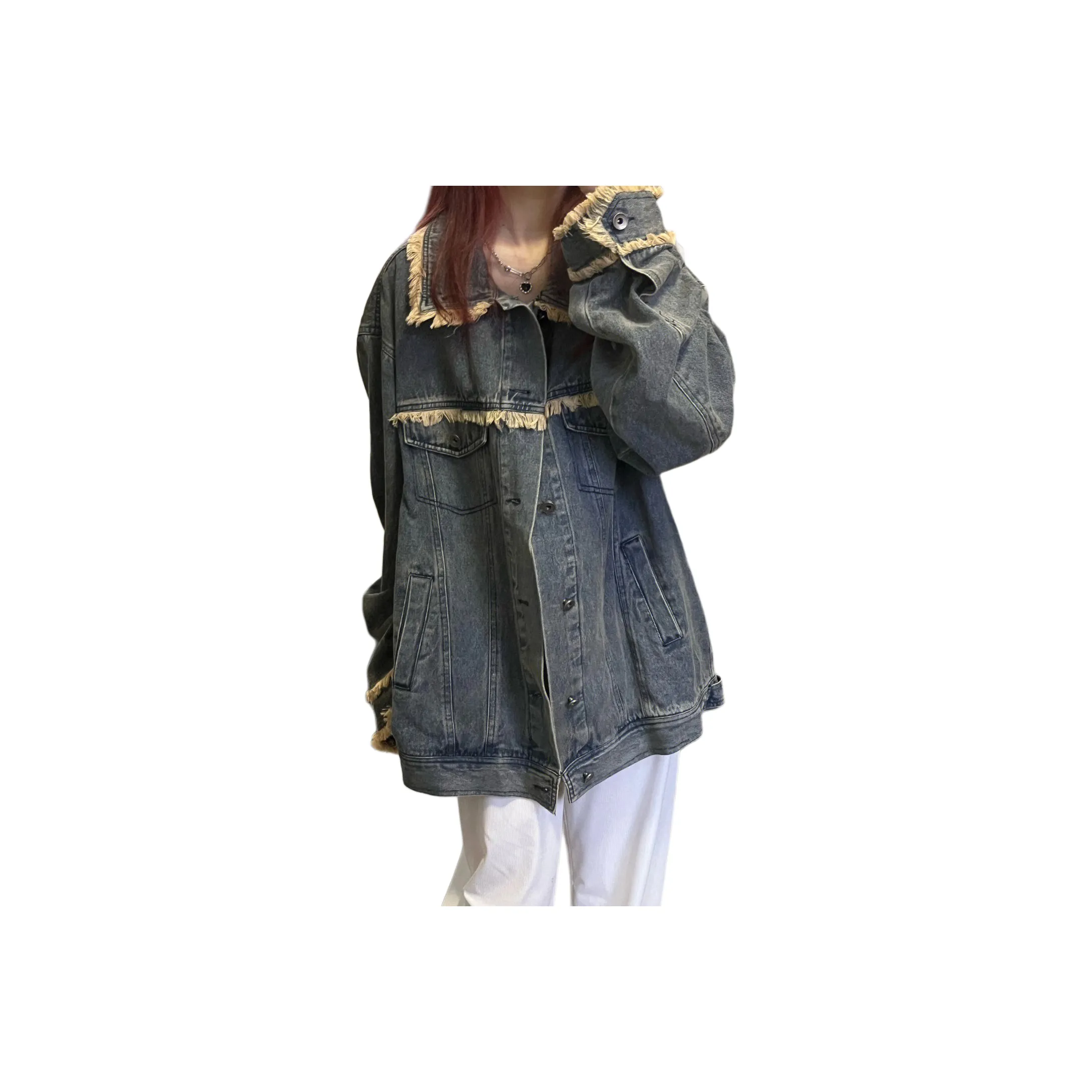 RiseBrand Черный Серый Цвет Унисекс Джинсовые Куртки