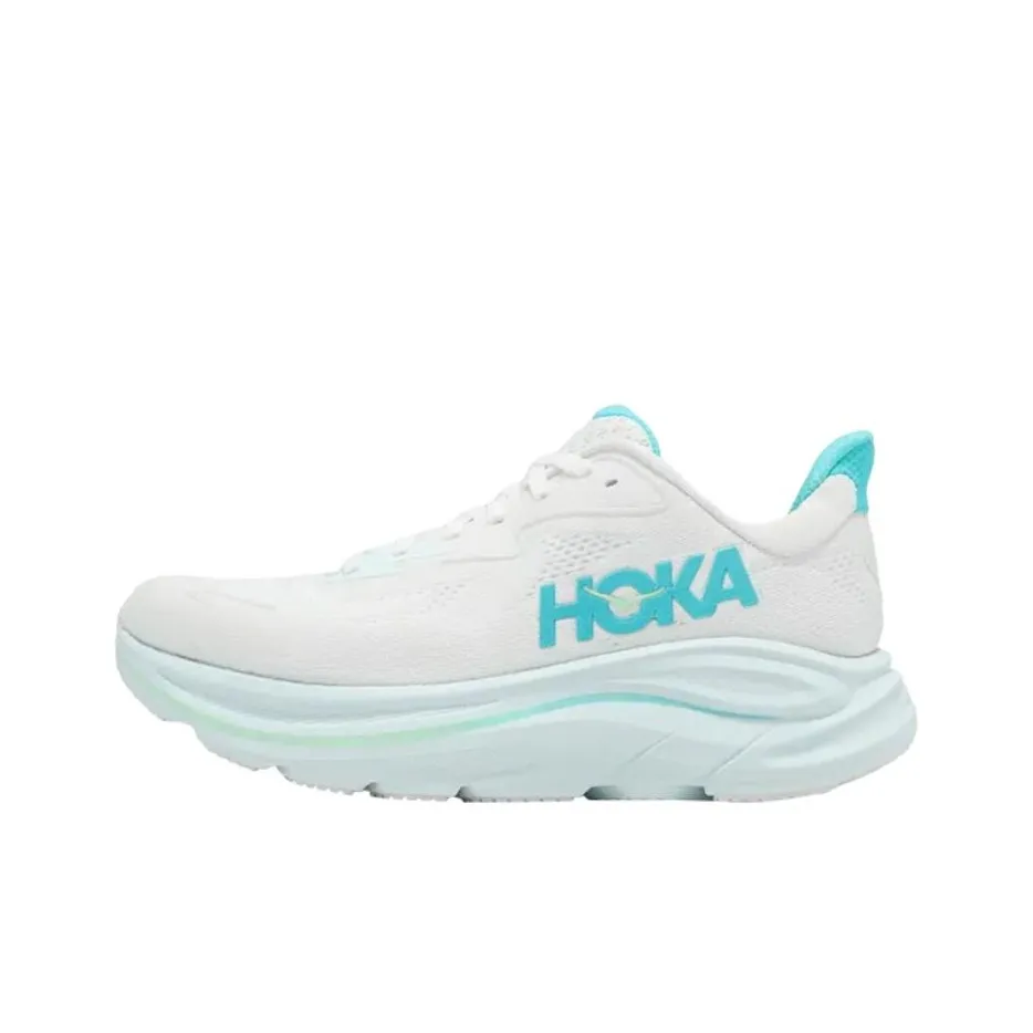 HOKA ONE ONE CLIFTON 10 Беговые кроссовки Женские Белые