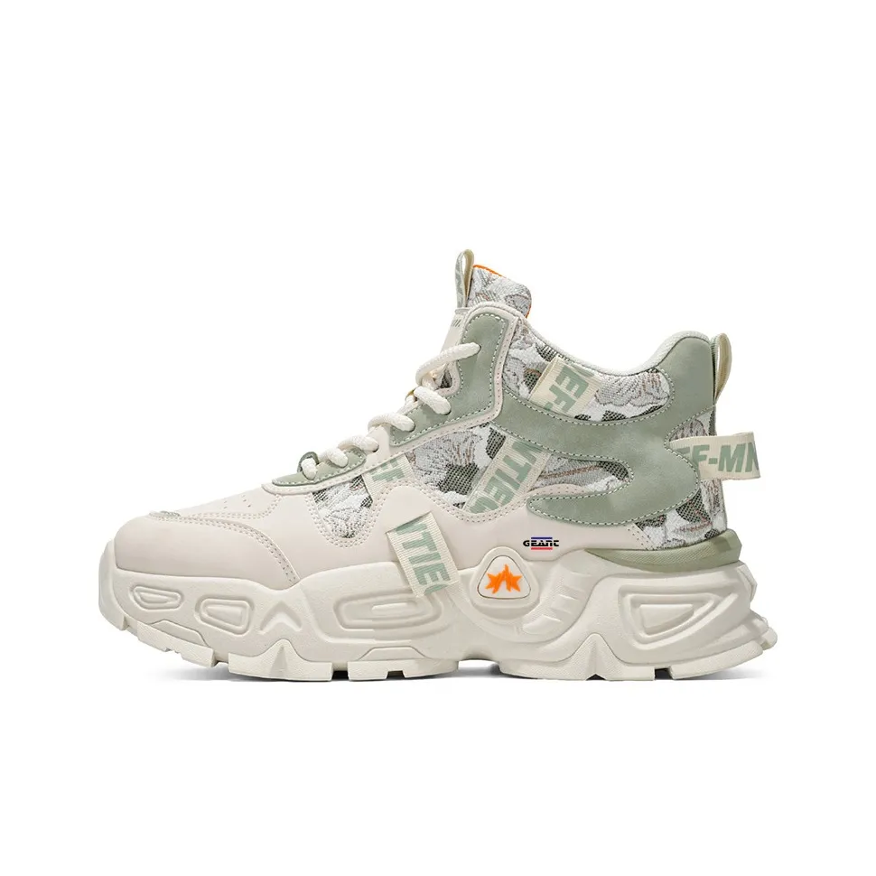 GEANC Толстая подошва Высокие кеды Мужские