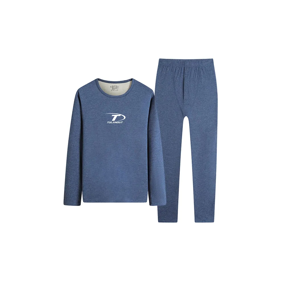 TULANDUO Джинсовый синий Мужской Термокомплекты