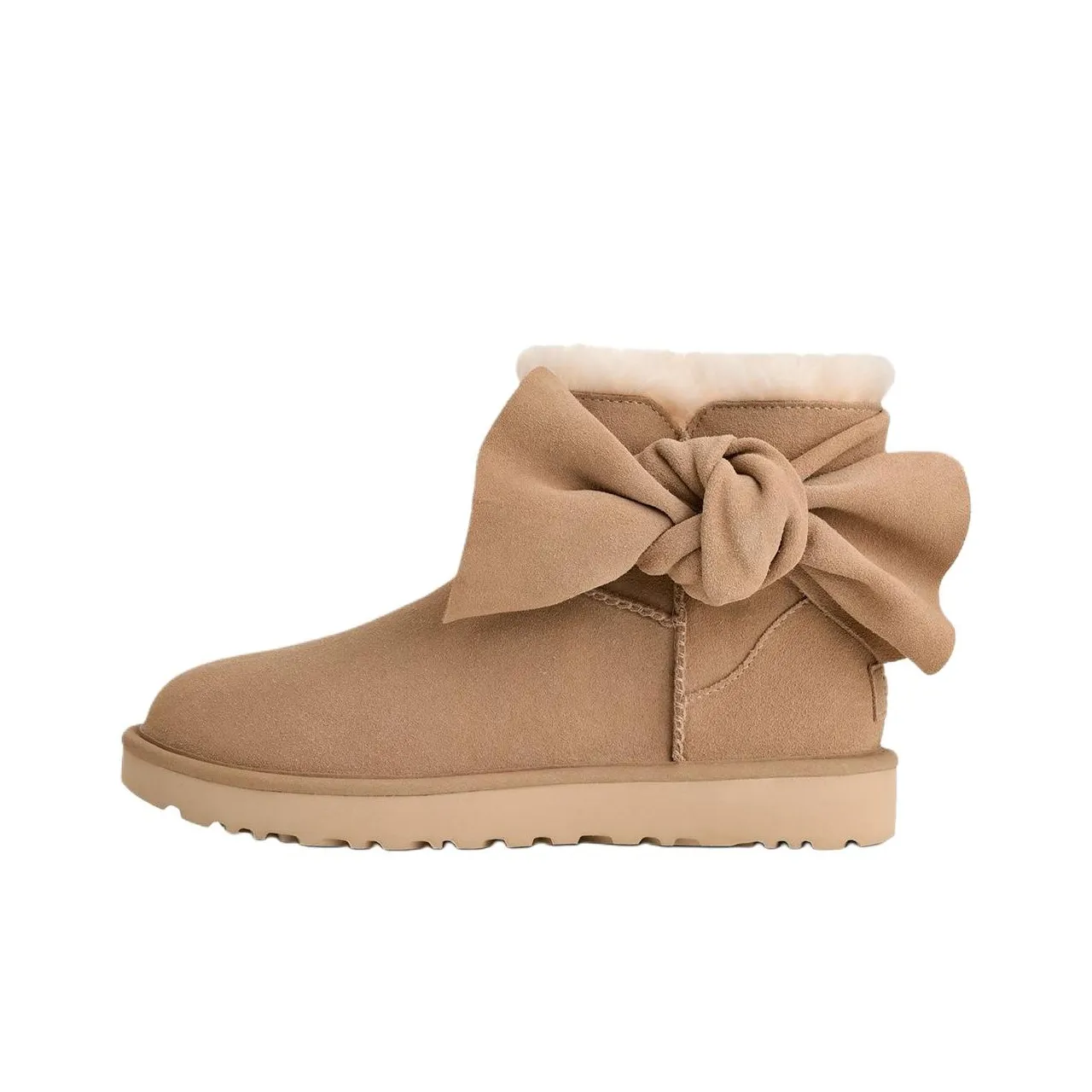 UGG Classic Novelty Термостойкие Снежные Ботинки Женские Каштановый