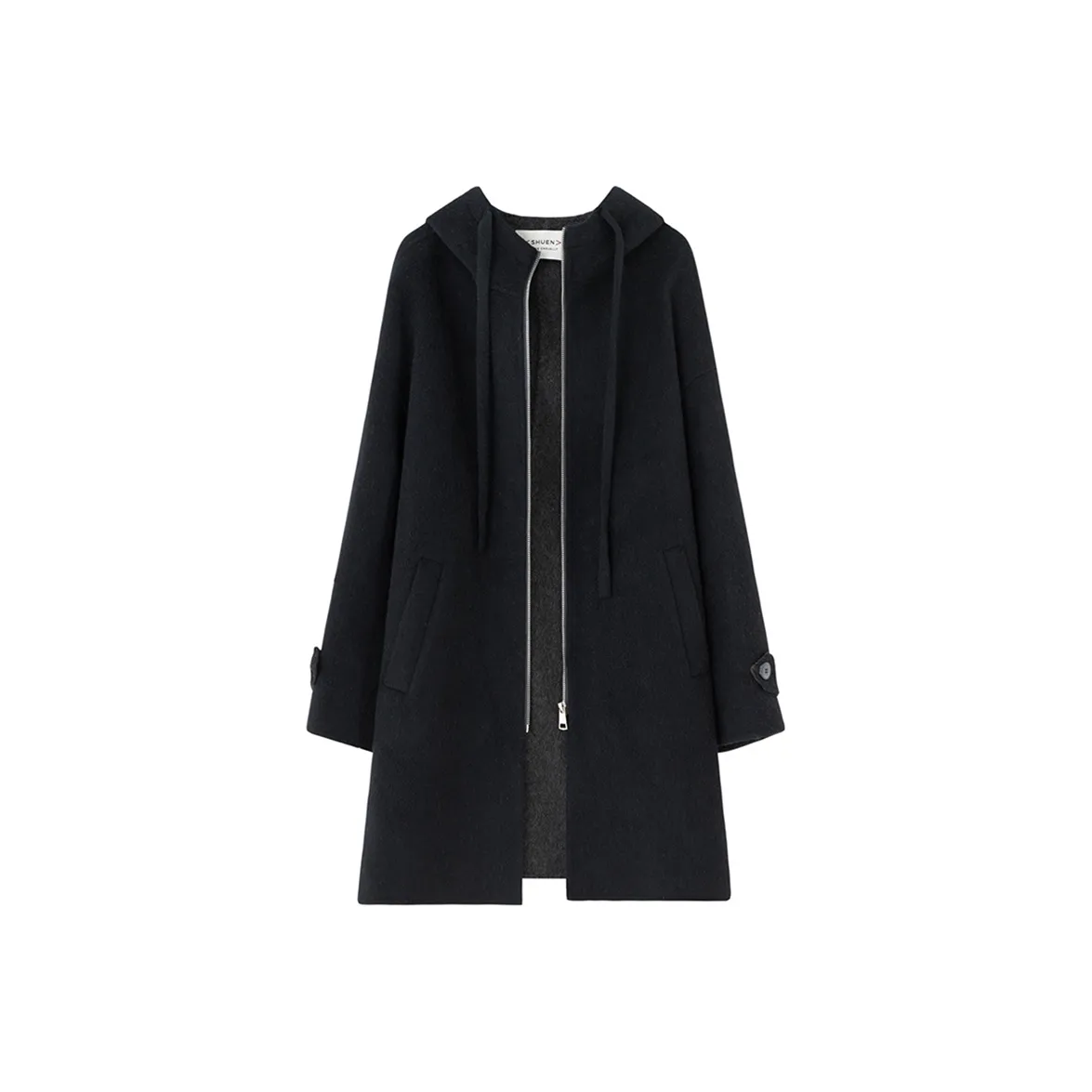 SOON FLOWER Темно-синий женский пальто