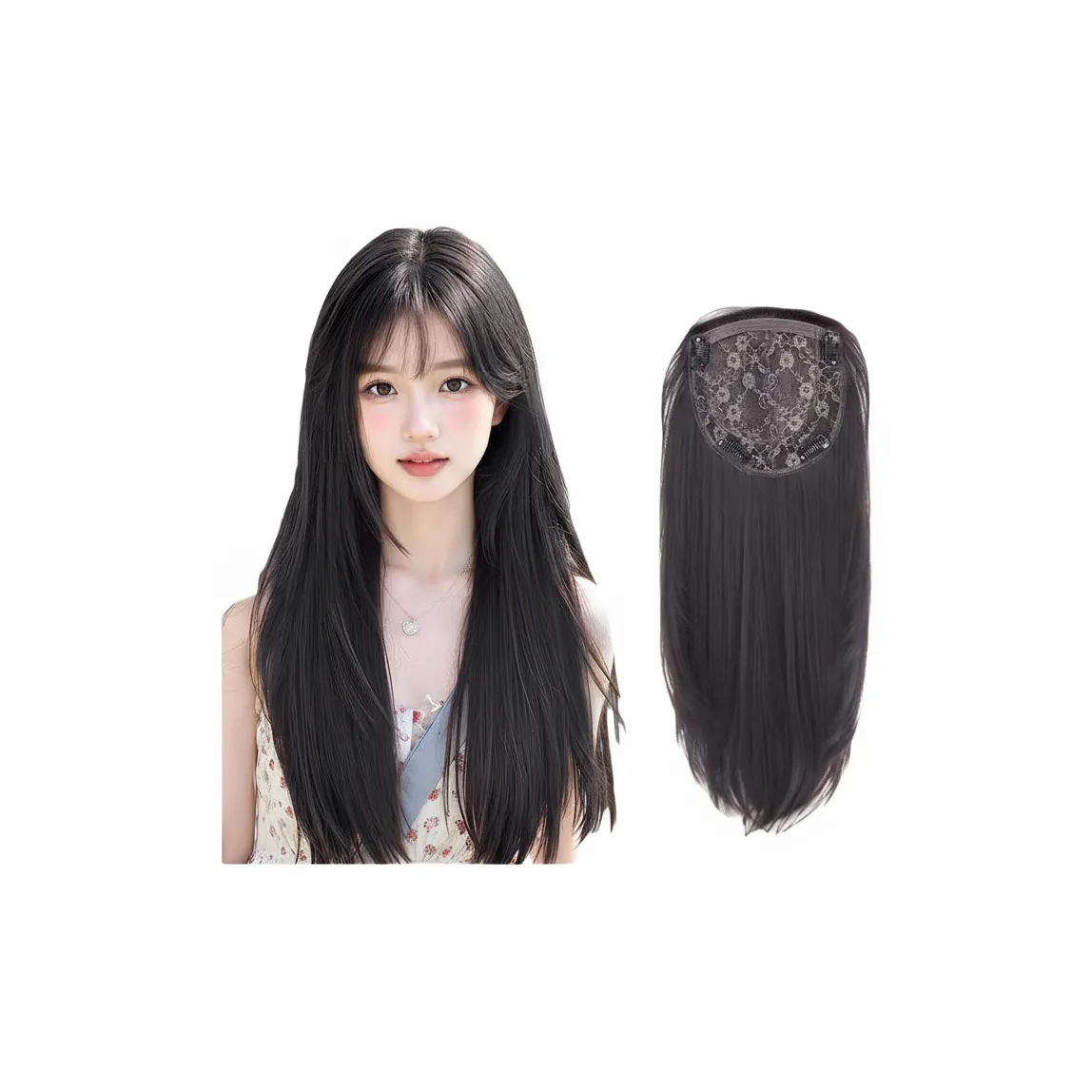 QIYEXUE Перука Без Сети для Волос Увеличивающая и Толстящая