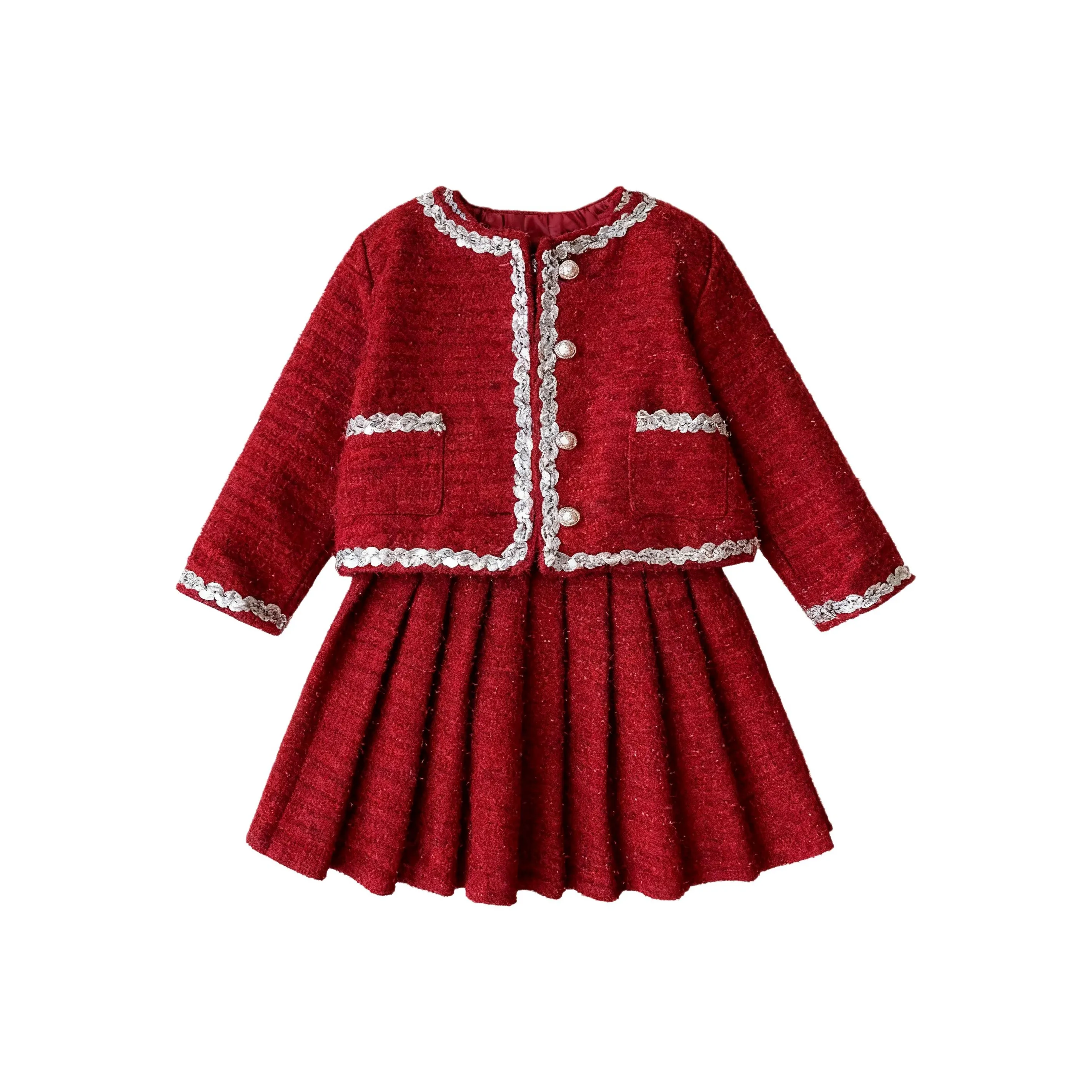 Детский комплект Yalu с юбкой двухкомпонентный набор красный