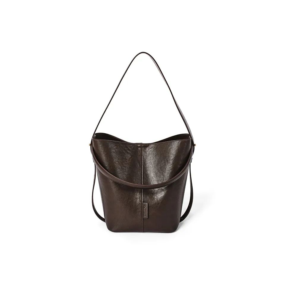 Simedin Коровья кожа Сумка Стандартная Женская Богатая Вино Красный Глубокий Черный