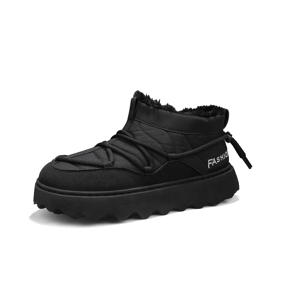 OAOU Ankle Длина (размер в длину) Сноубутсы Унисекс Черный