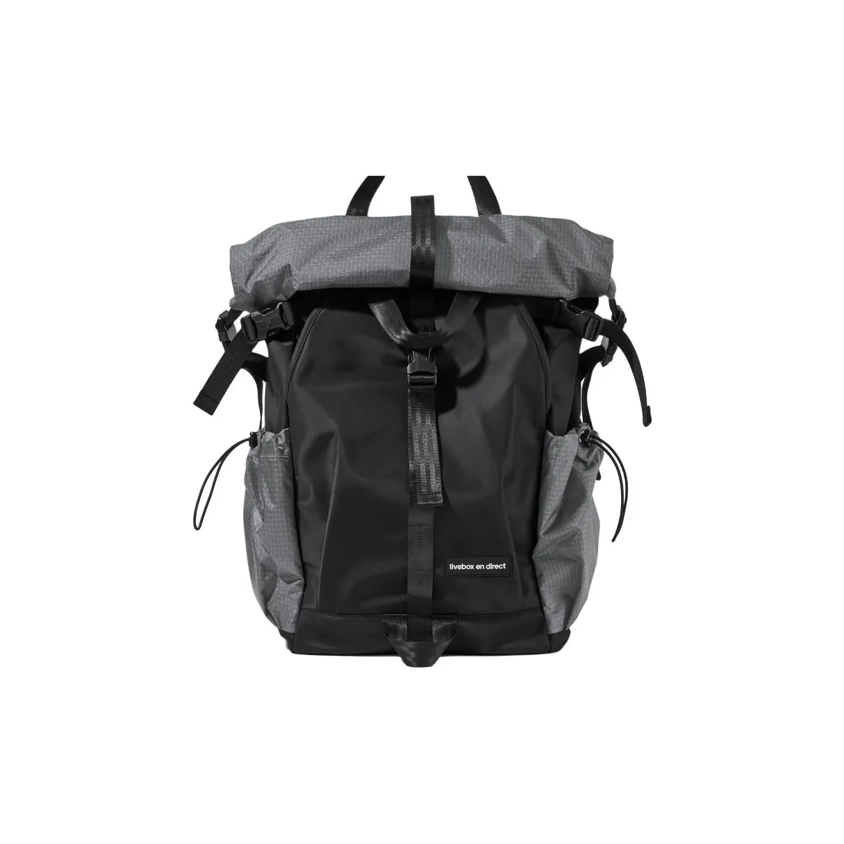 LIVEBOX EN DIRECT Нейлоновый рюкзак большой мужской однотонный