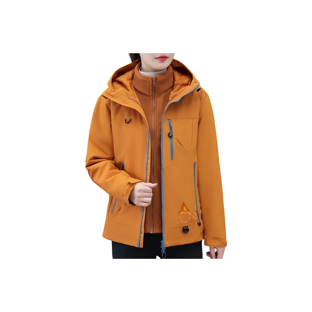 MOUSIDEYOUHUO С капюшоном Куртка Женская