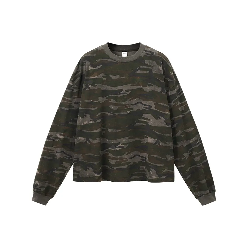 HKRXEC Длинный рукав Т-рубашка Мужская