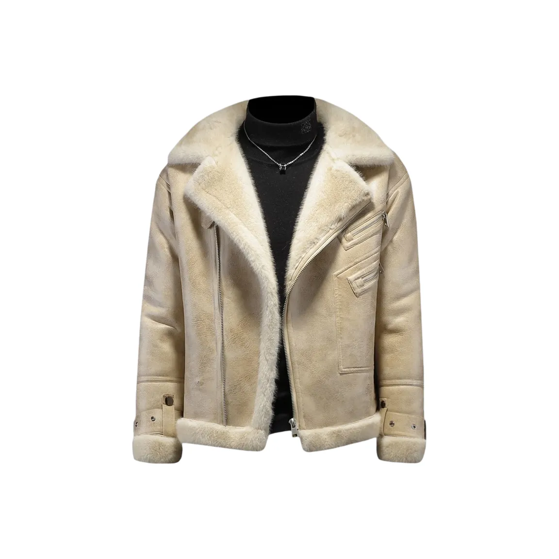 OGQG Мужские кожаные куртки