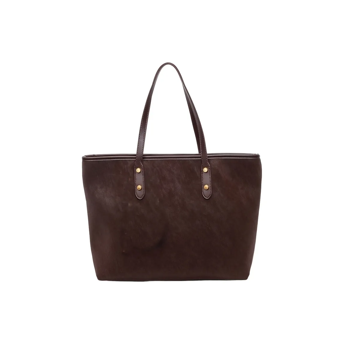 BUBM ПУ (полиуретан) Сумка-тоут Сумка через плечо Женская Кофейно-коричневая