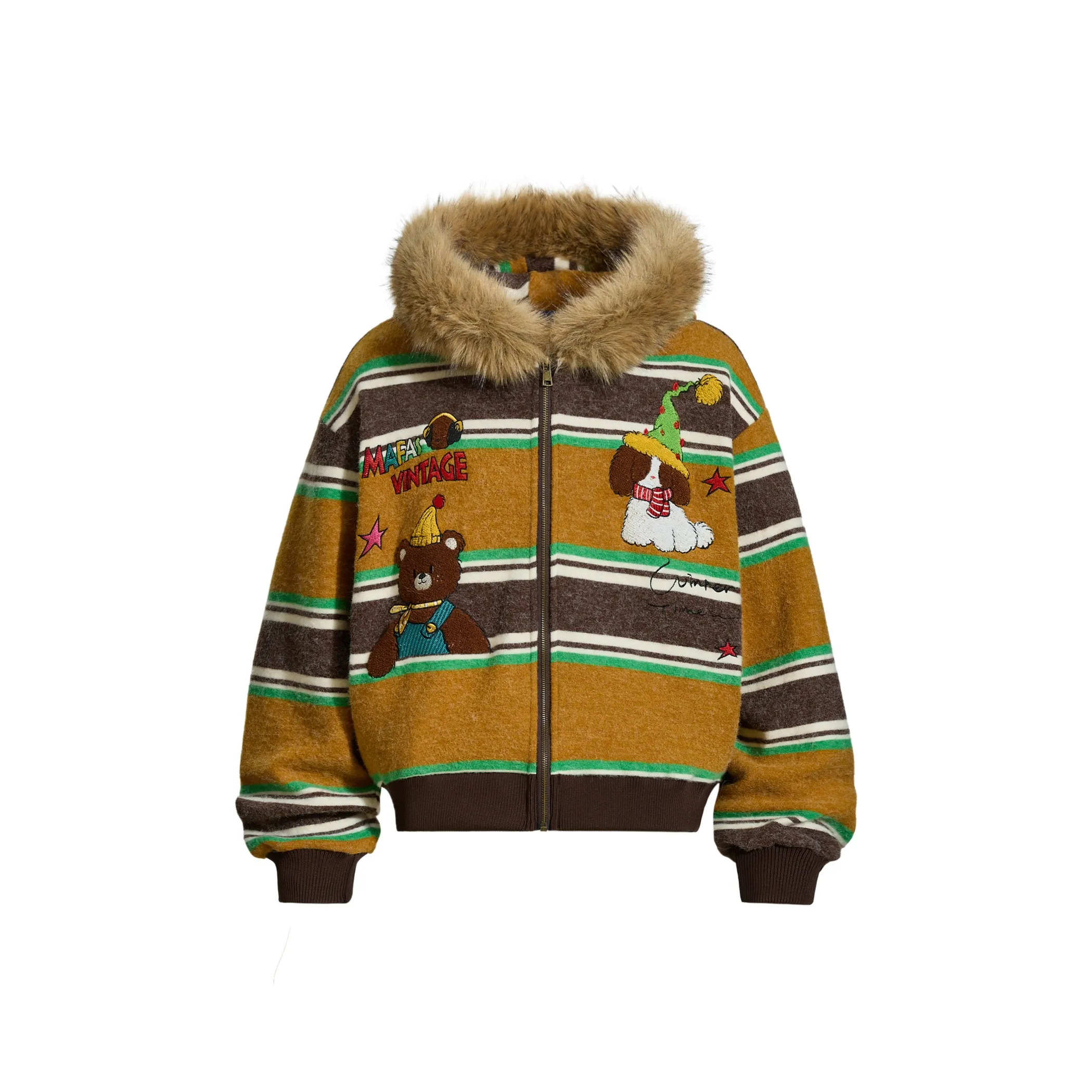 WAYHWEI Желтый Унисекс Пуховики