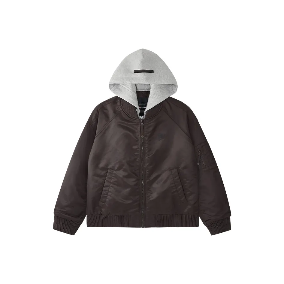 FILA FUSION Пуховая куртка Женская Красное вино Rhyme