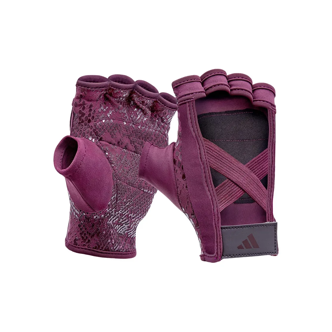 Adidas Дышащая ткань Спортивные перчатки Унисекс Фиолетовый