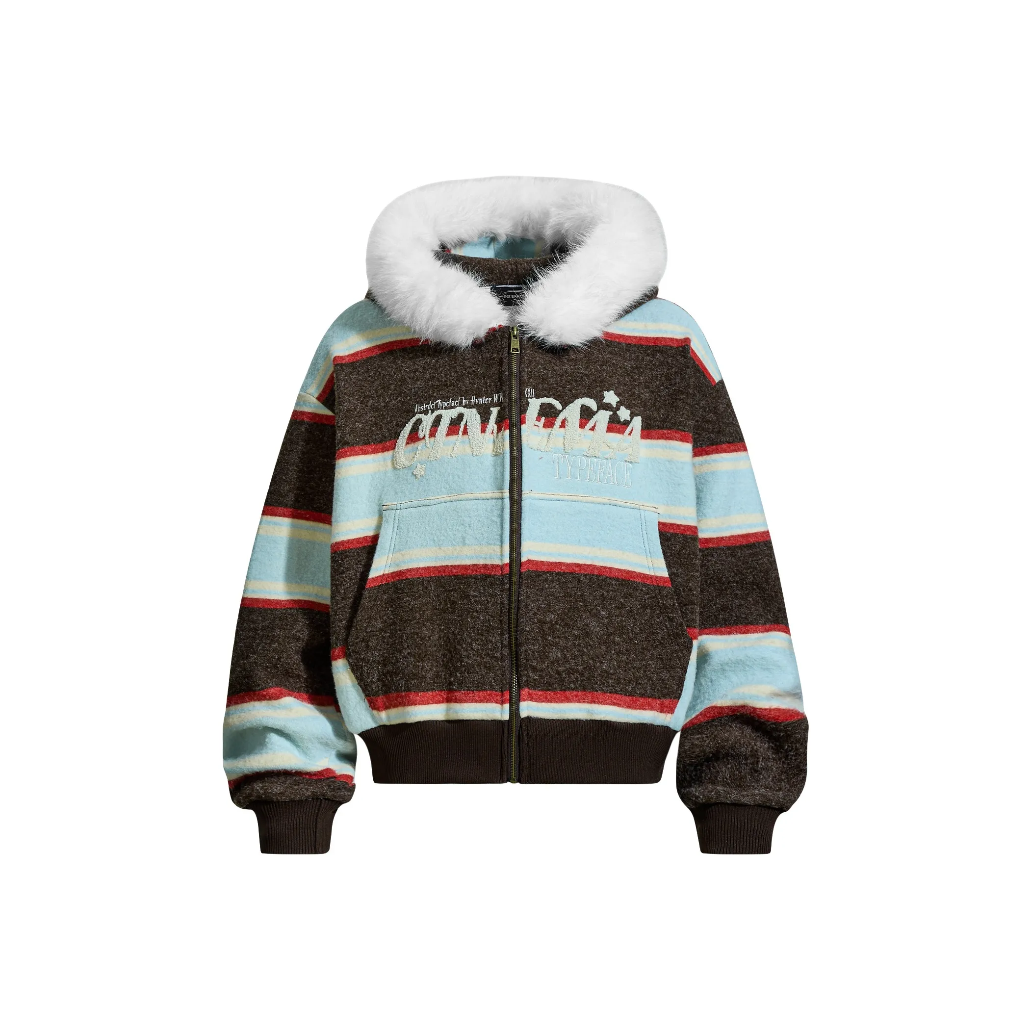 WAYHWEI Коричневый Унисекс Пуховики