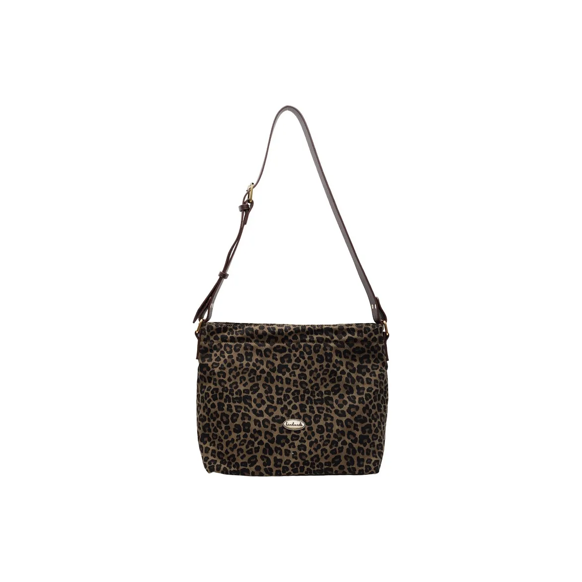 DIFFERENT FACES Ткань Сумка через плечо Стандартная Женская с леопардовым принтом